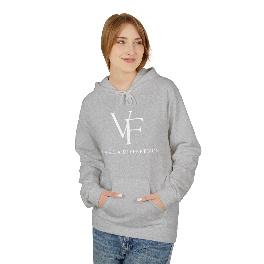 Hoodie — Classic White Midweight Fleece Hoodie