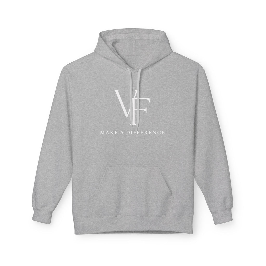 Hoodie — Classic White Midweight Fleece Hoodie