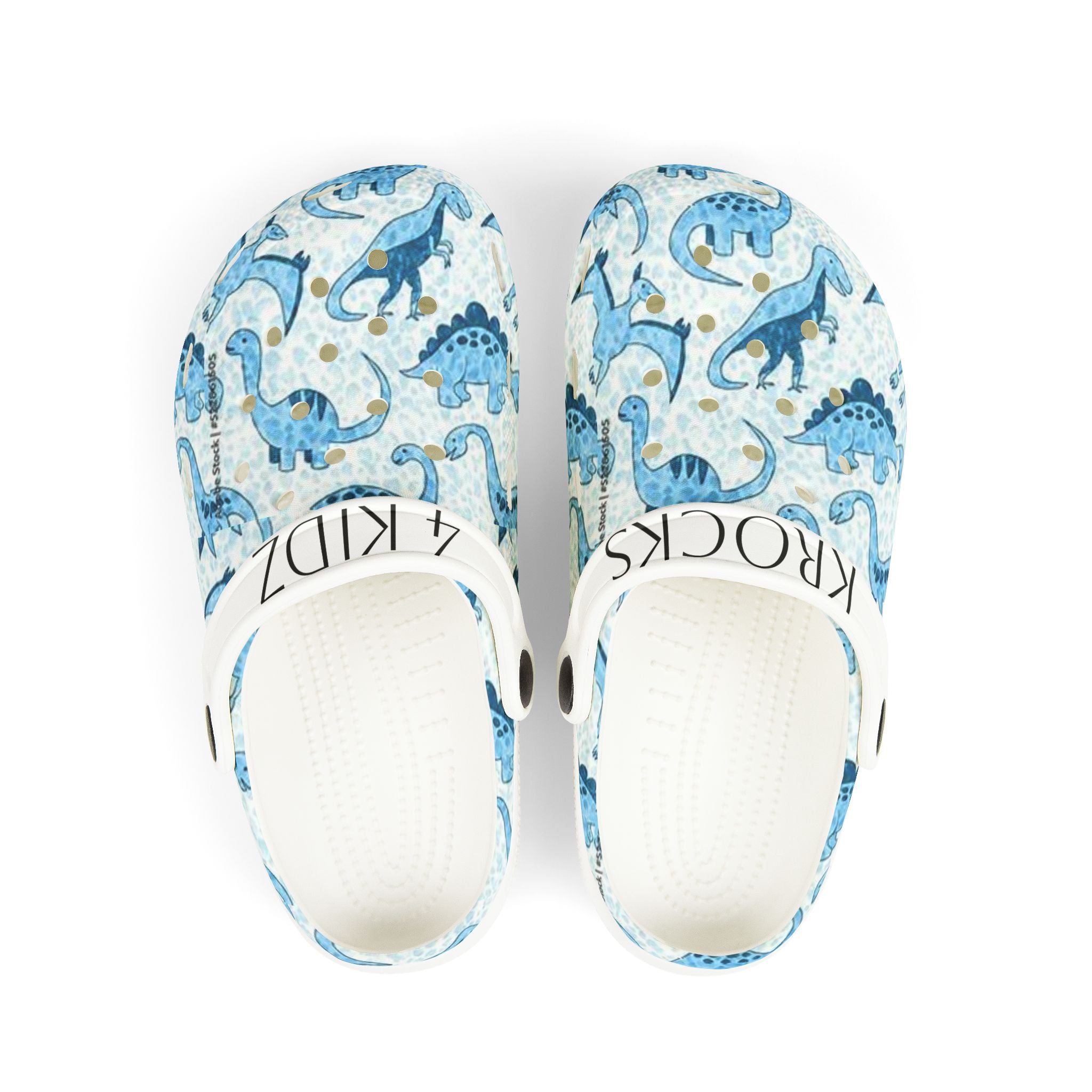 Krocks 4 Kidz | Dino Stomp Clogs — Roar-Worthy EVA Foam Shoes for Little Dino Lovers