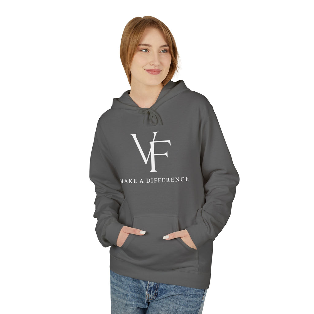 Hoodie — Classic White Midweight Fleece Hoodie