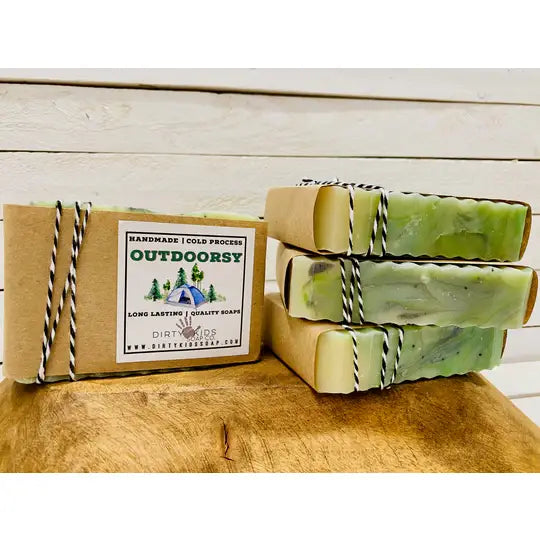 Outdoorsy Bar Soap / Cold Process / Moisturizing